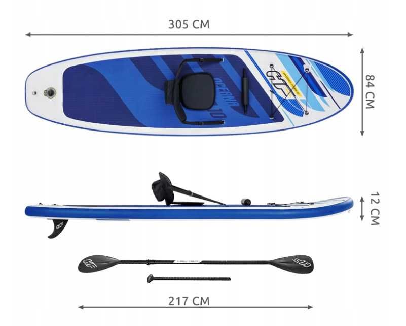 Deska SUP Hydro Force Stand Up Paddle Board Kajak