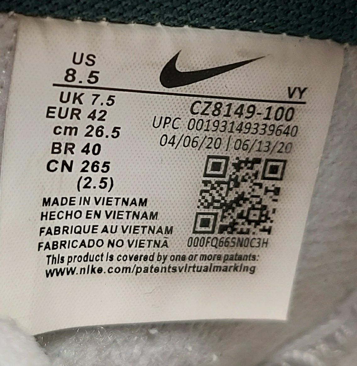 Кросівки Nike Dunk High оригінал 

Розмір по бірці:
Us 8.5  UK 7.5  EU