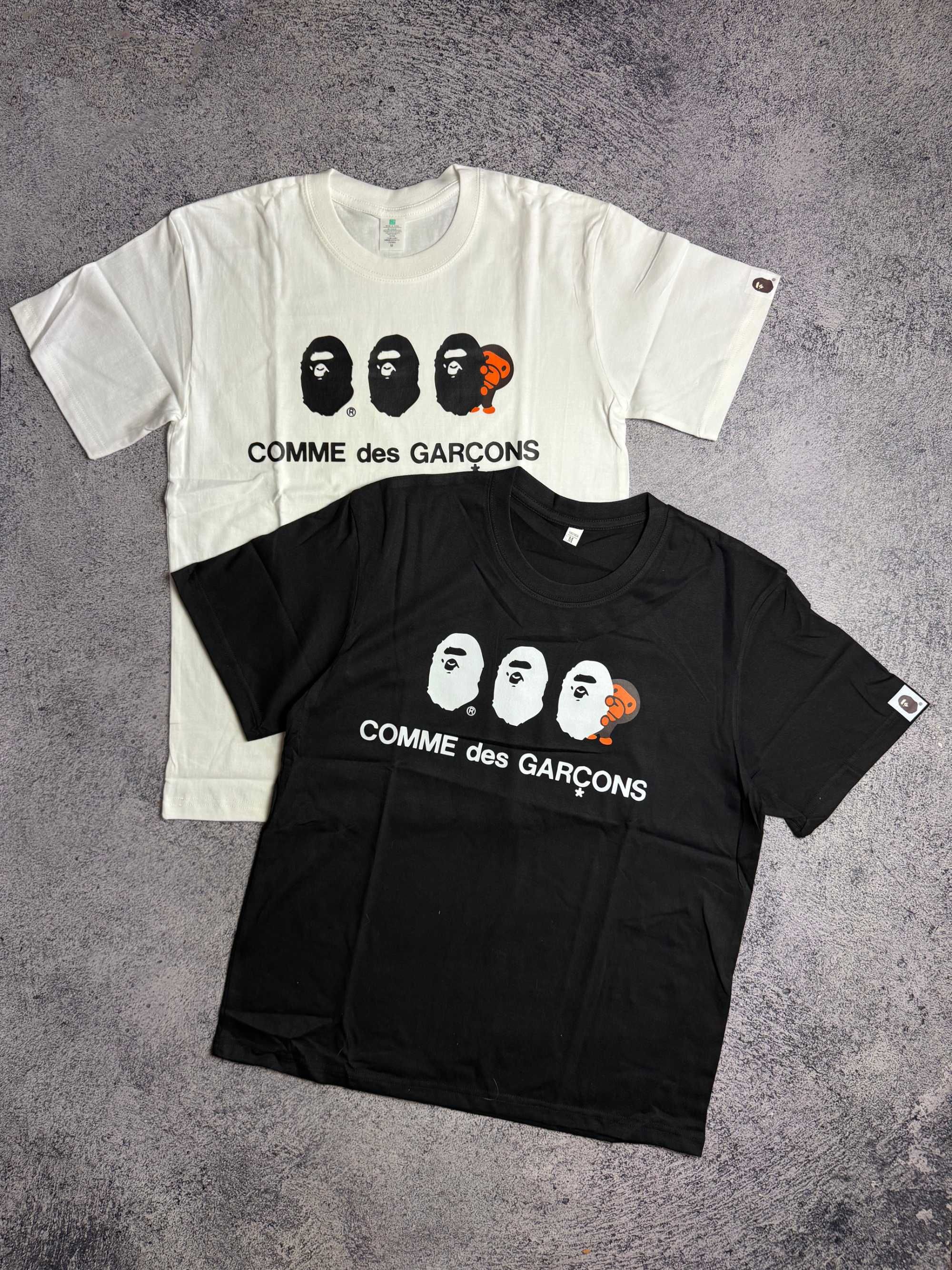 БЕЗ ПЕРЕДОПЛАТ! Футболка Bape X Comme des garcons CDG
