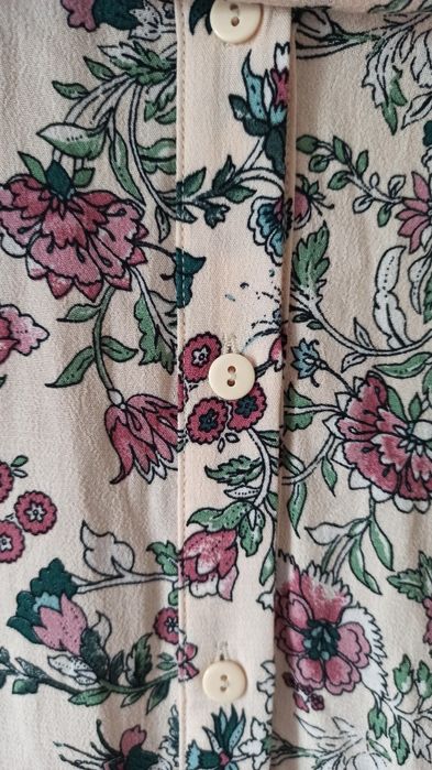 Nowa długa sukienka w kwiaty Reserved