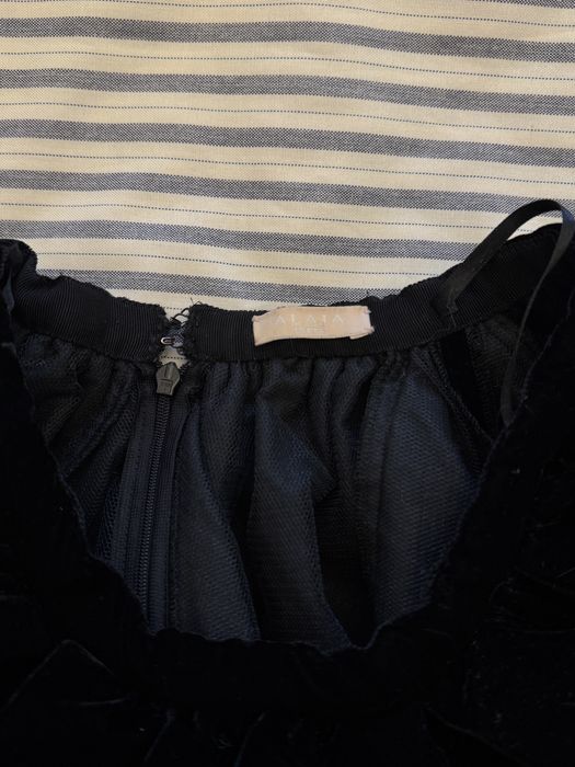 Alaia оригінал чорна оксамитова спідниця розмір 36 XS