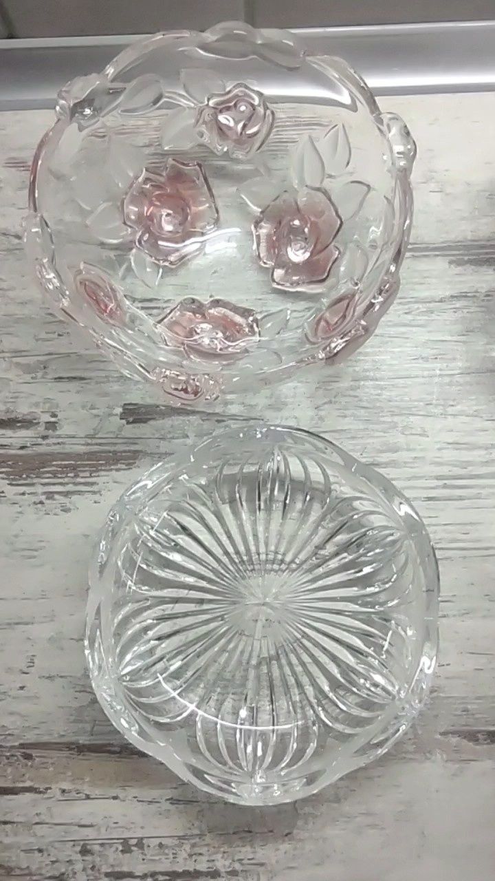 Вазы,салатницы,конфетницы хрустальные