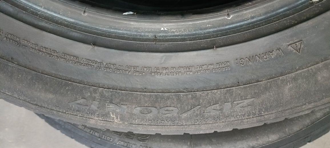 2x opony (nr.206) 215/60R17 Michelin Primacy 3