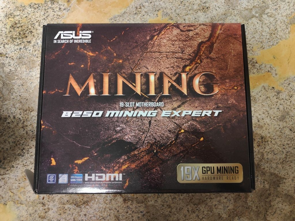 Motherboard B250 Mining Expert + RAM + processador
