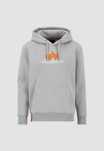 ALPHA INDUSTRIES bluza z kapturem szara RUBBER 178312RB