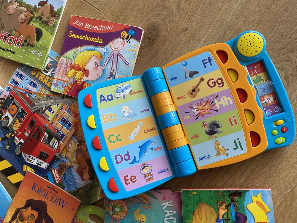 Gry, puzzle, książki, mówiąca książka edukacyjna komplet