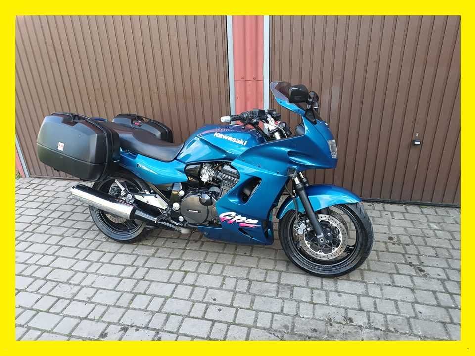Piękny Kawasaki Gpz 1100 z Niemiec , kufry MOTOCYKLE ŻURAWICE