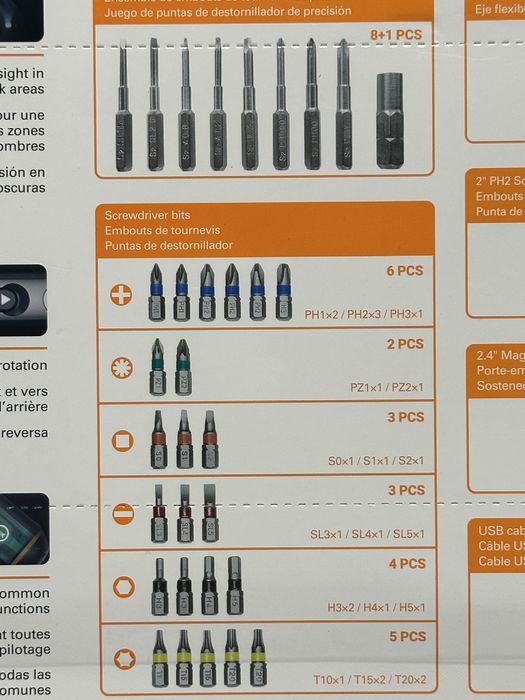 Акумуляторна викрутка Worx WX240L з бітами і кейсом