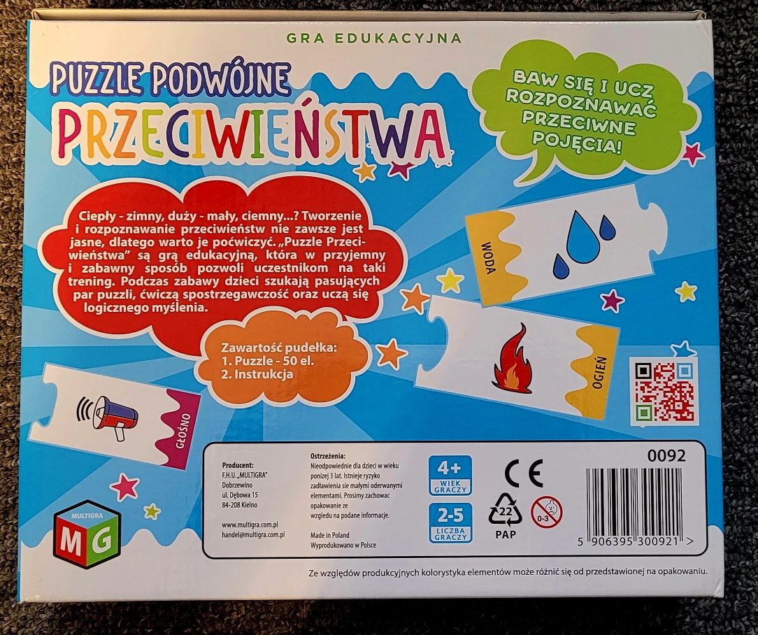 Puzzle - gra w przeciwieństwa