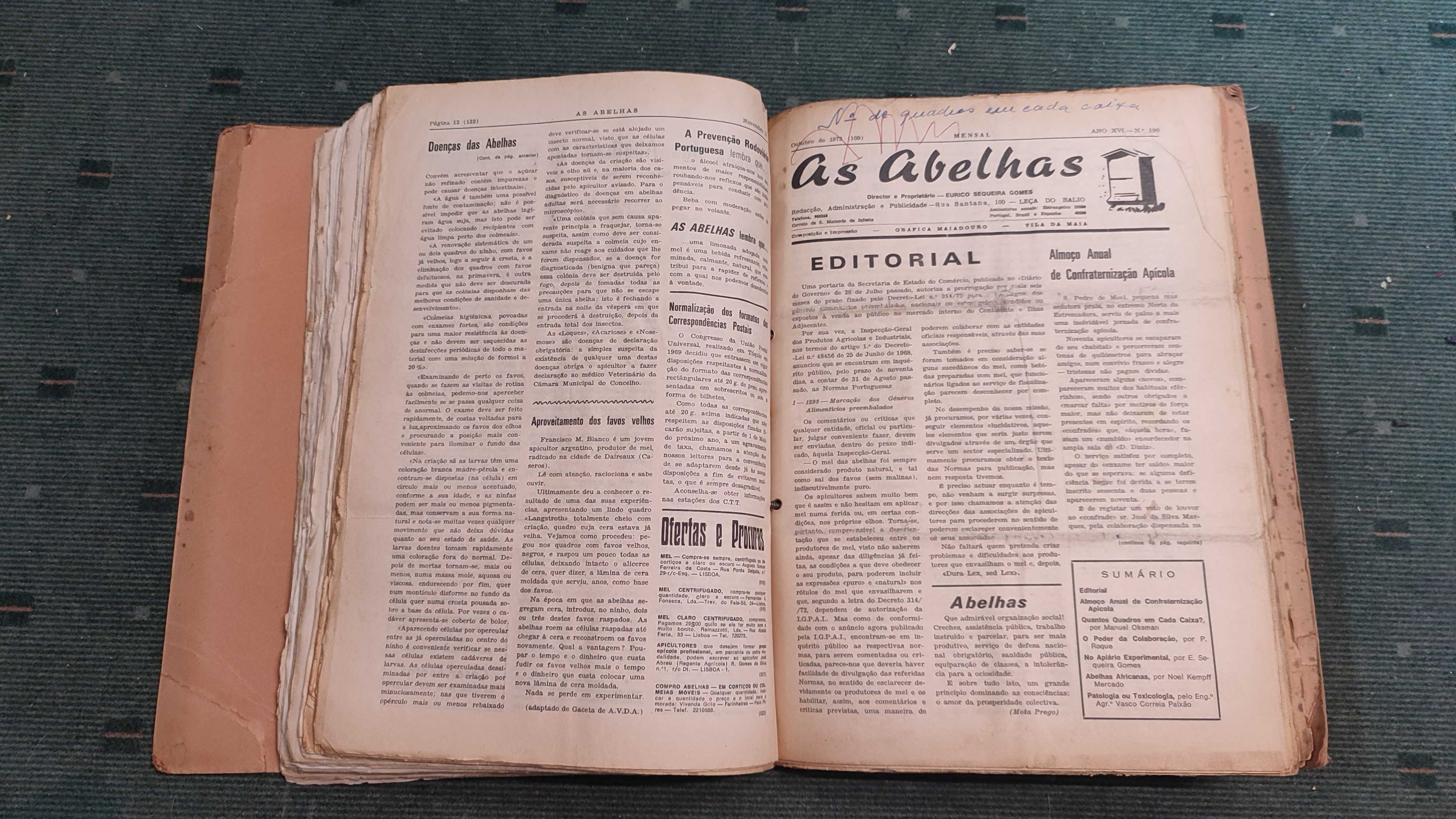 Jornal As Abelhas - 38 Exemplares (1973 a 1976)