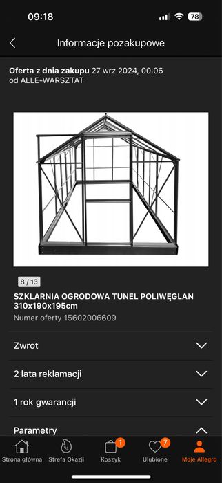 Szklarnia z poliwęglanu