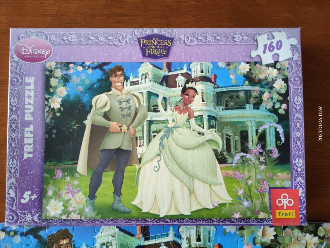 Puzzle Disney The Princessa and The Frog 160 elementów