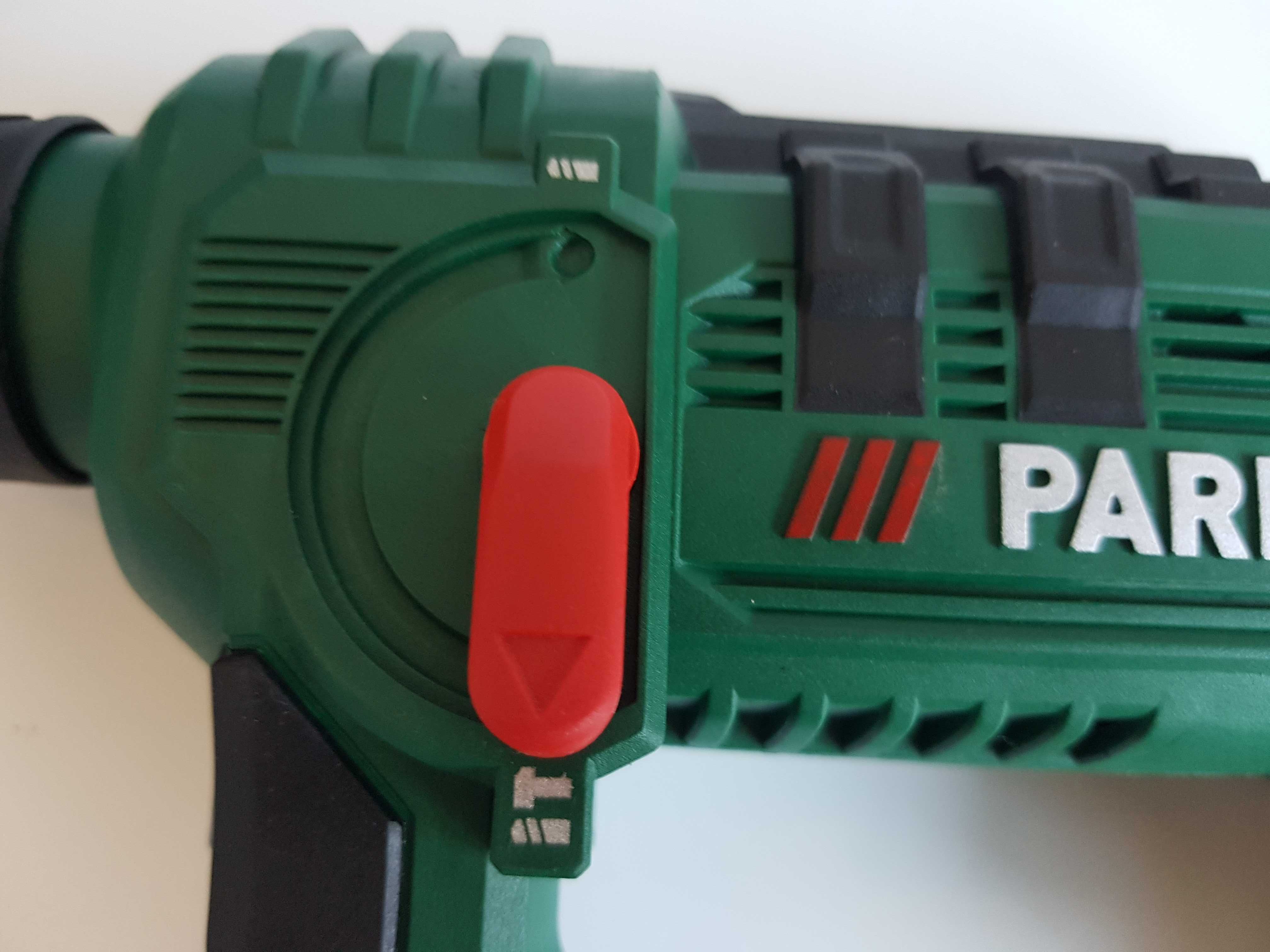 Wiertarka Parkside z funkcją udaru na akumulator nie używana.