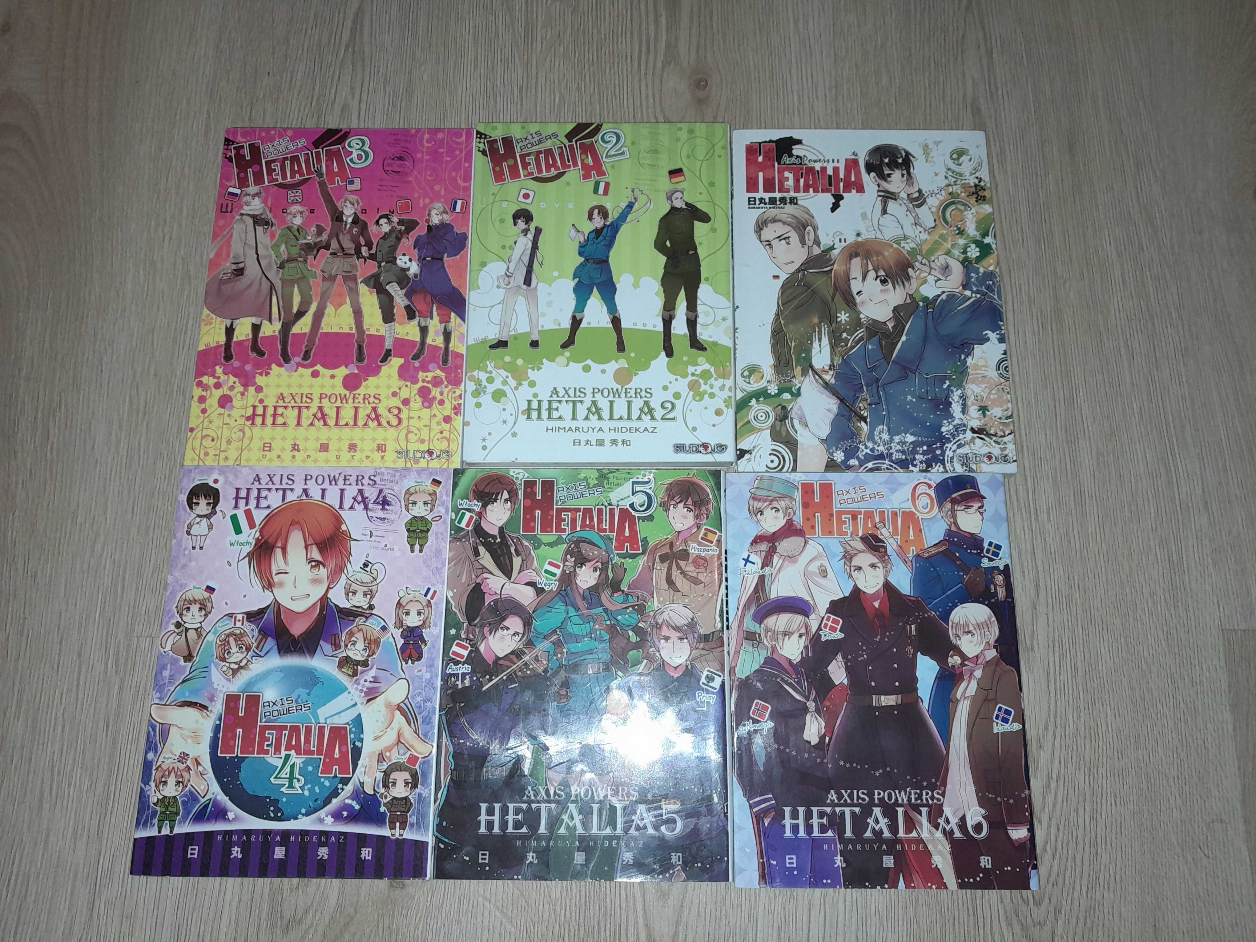 Axis Powers Hetalia tomy 1-6, Hetalia World Stars tomy 1-4