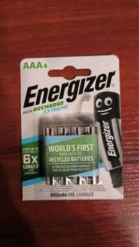 Energizer Recharge Extreme - 4шт, AAA 800mAh, акумулятори