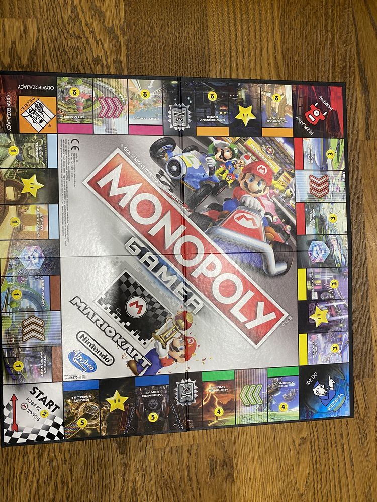 Gra planszowa Monopoly Mariokart Hasbro 8+