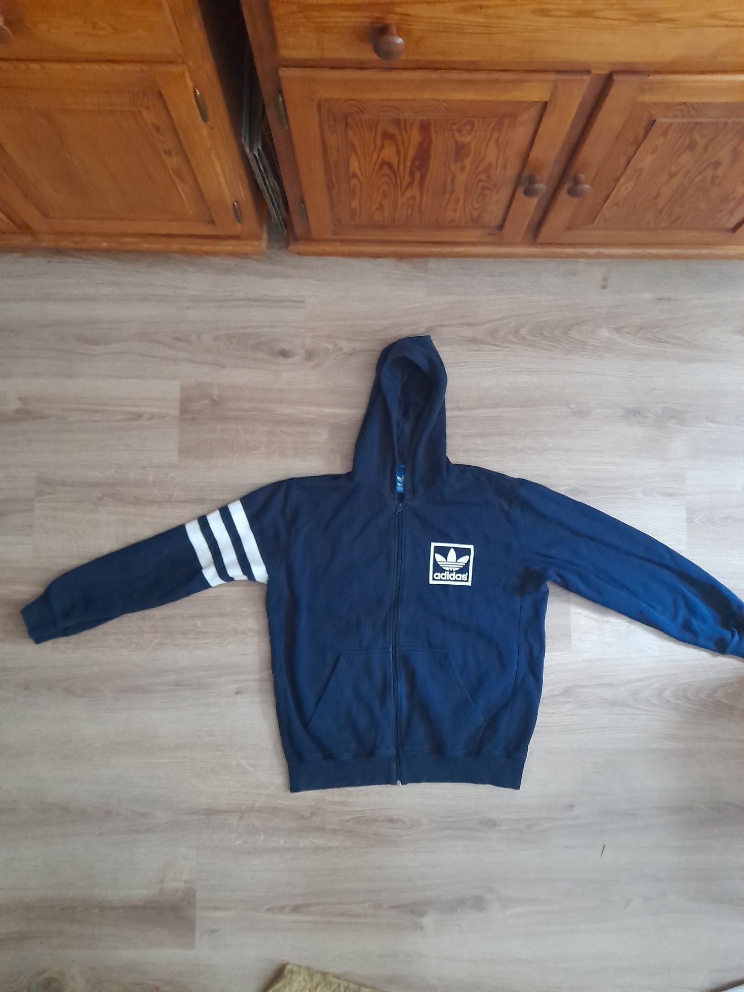 Adidas bluza z kapturem rozpinana rozmiar M