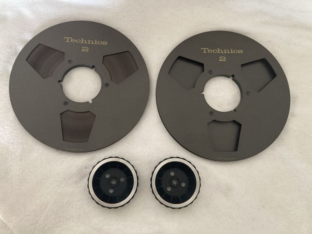 Technics szpule alu 26,5 10,5 cala, NABy