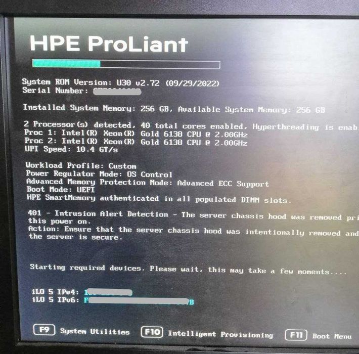 Сервер HP DL380 G10 16SFF 2xXeon Gold 6138 256GB