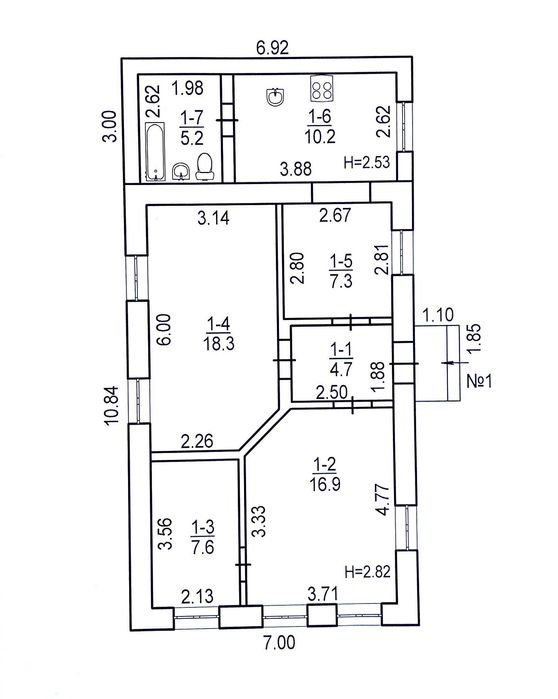 Продаж 3 кім 72м будинок, 9-а Військова, зуп. Бондаренко, Ракетка.