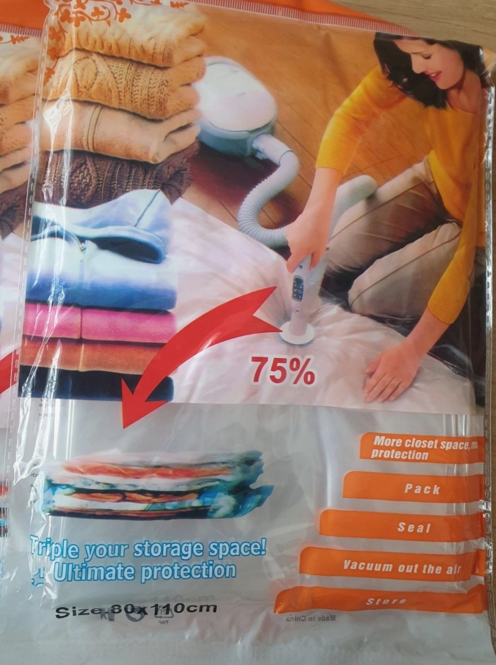 worki próżniowe 80x110cm worek próżniowy do przechowywania ubrań pości