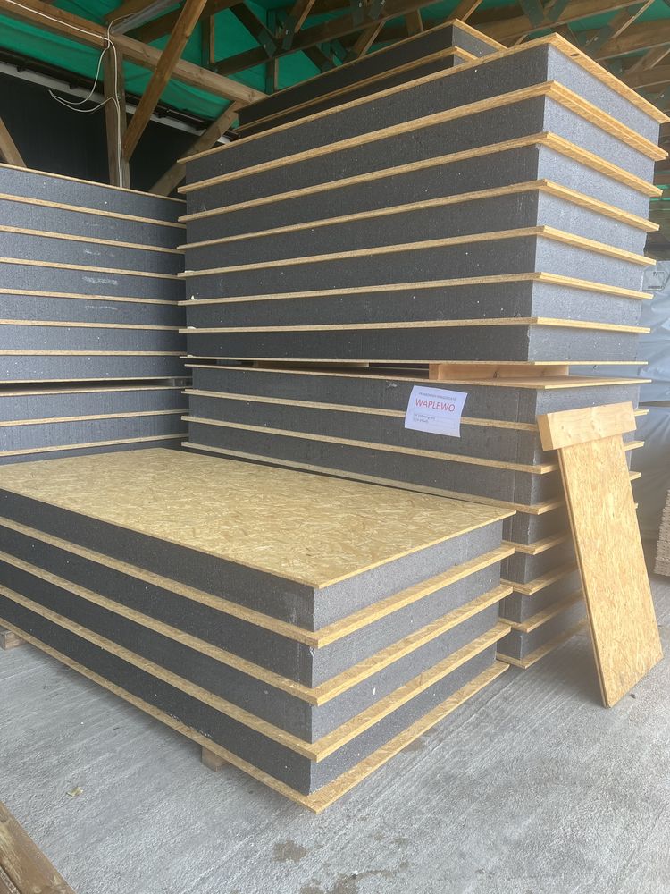 Panele SIP warstwowe płyty 100mm izolacji styropian biały PROMOCJA