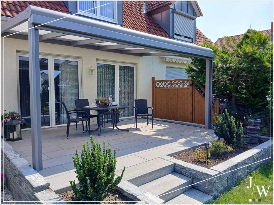 Aluminiowy Dach Zadaszenie Tarasu Wiata 2x6m PREMIUM -