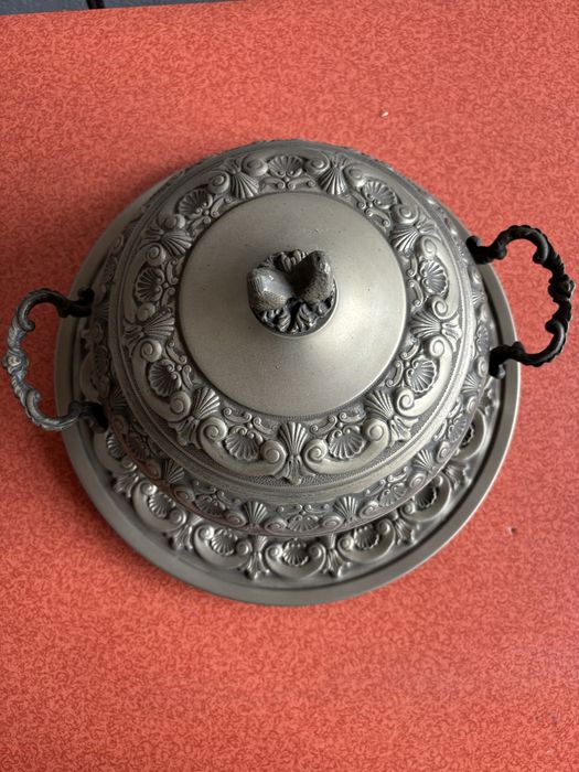 Conjunto de prata para decoração