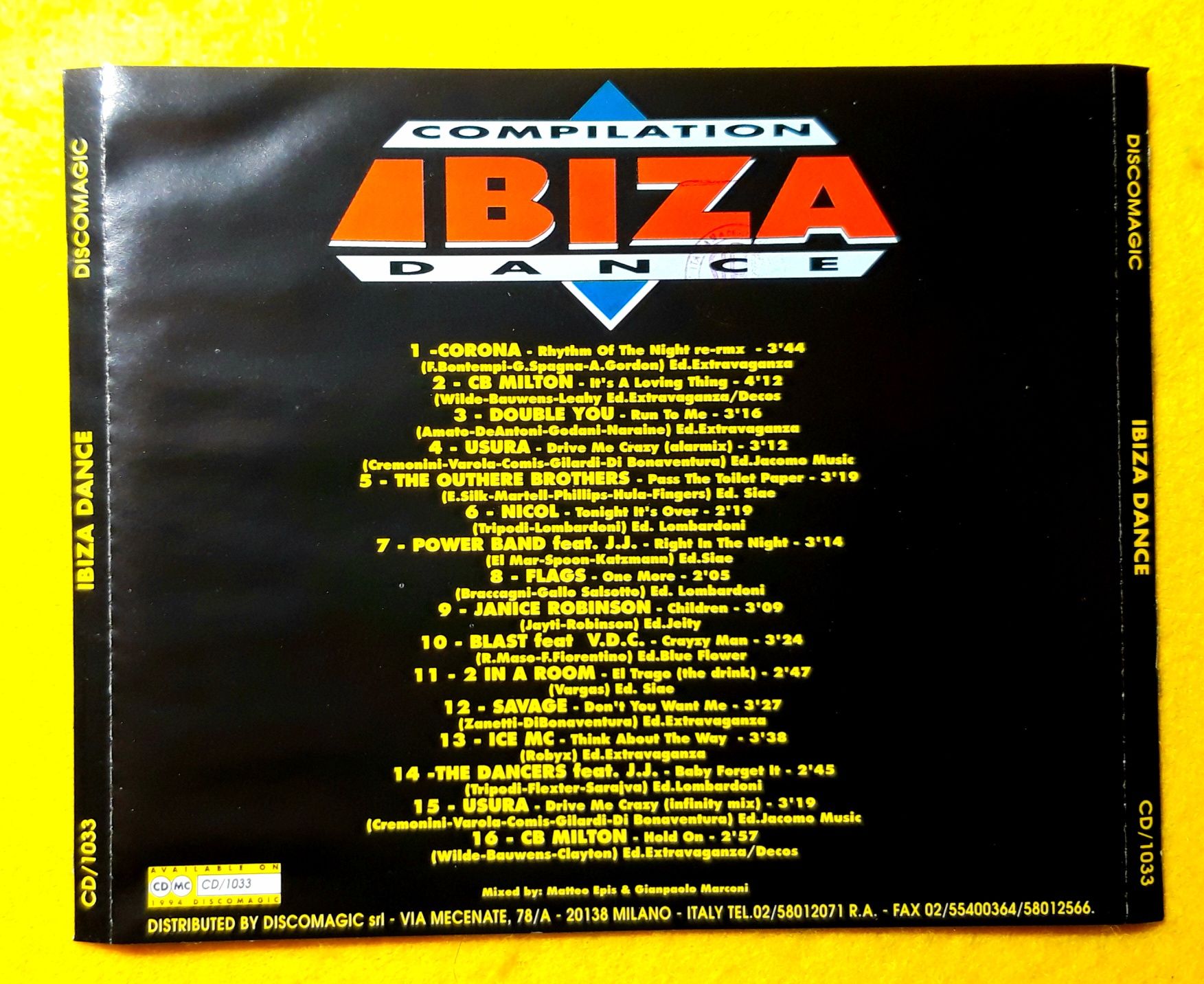 Ibiza Dance Compilation (CD, 1994)