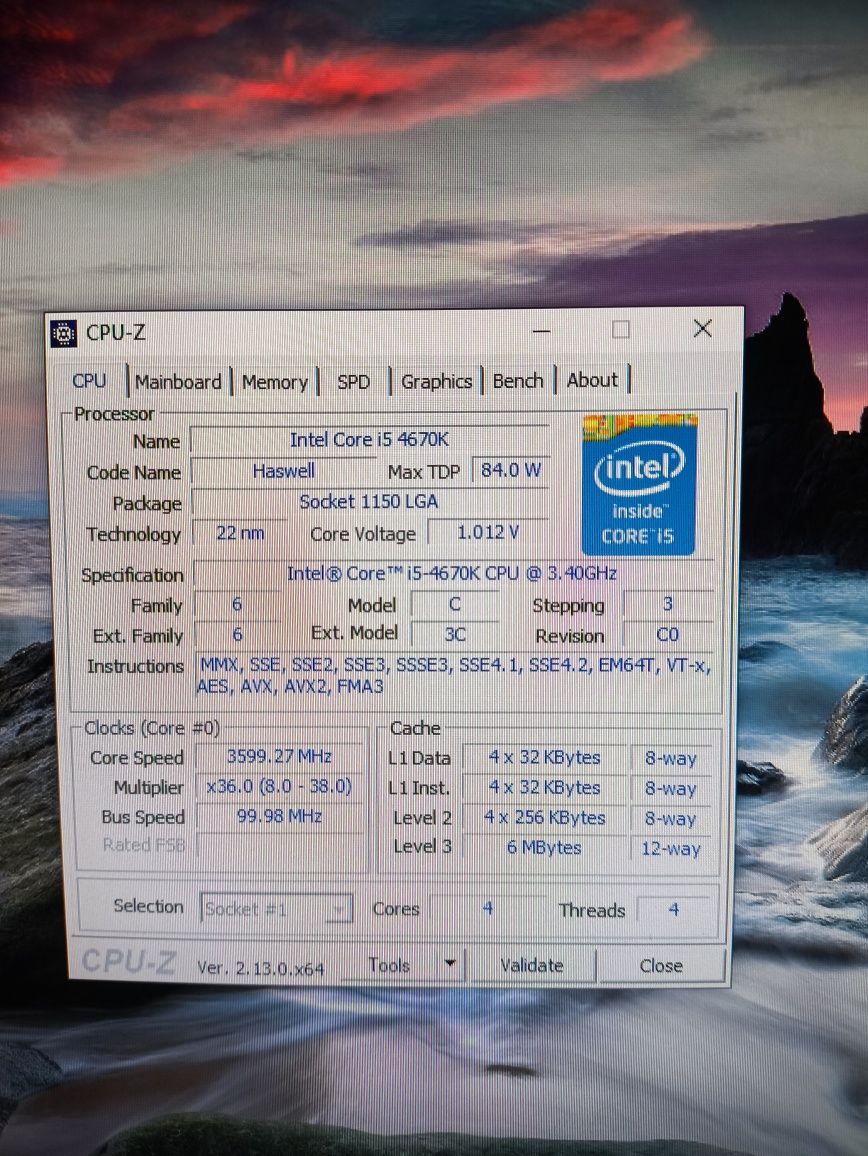 Intel Core i5 4670k