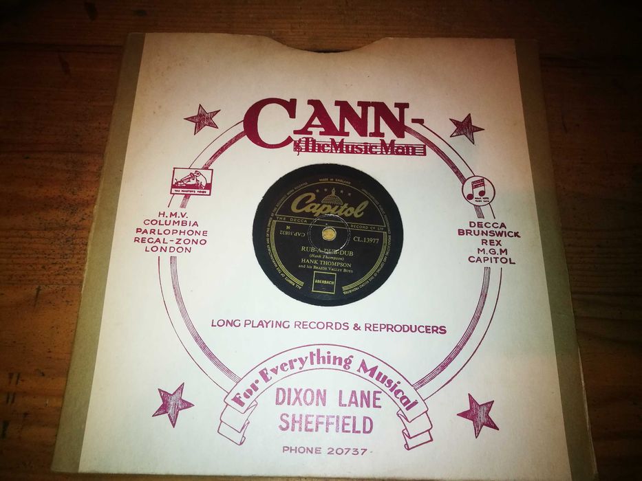 HANK THOMPSON & HIS BRAZOS Valley Boys- Rub a (Ed ING-1953-10' 78 RPM