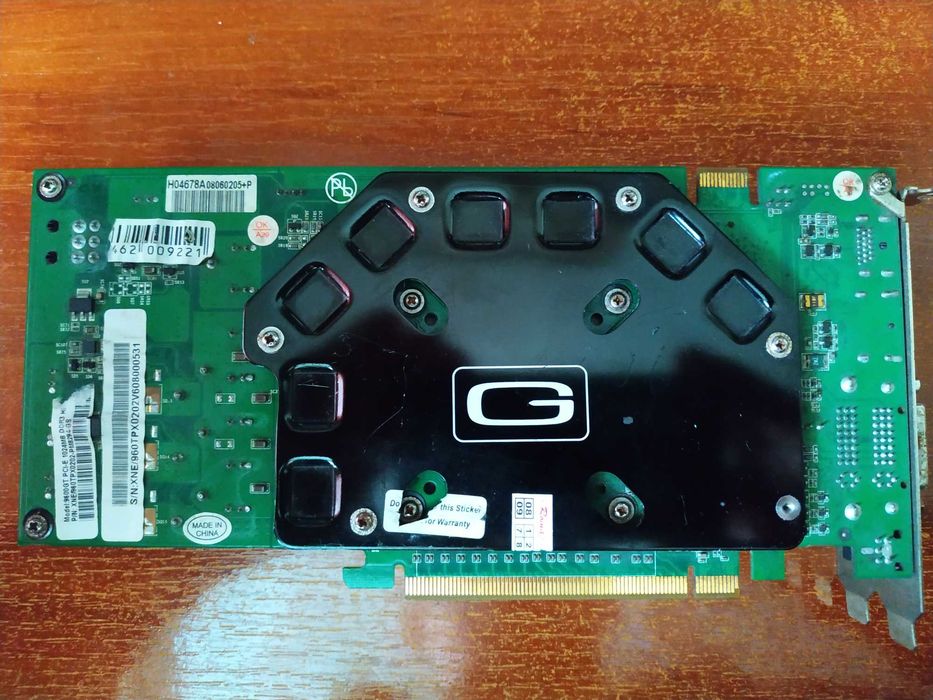 видеокарта NVidia Geinward 9600GT гиговая