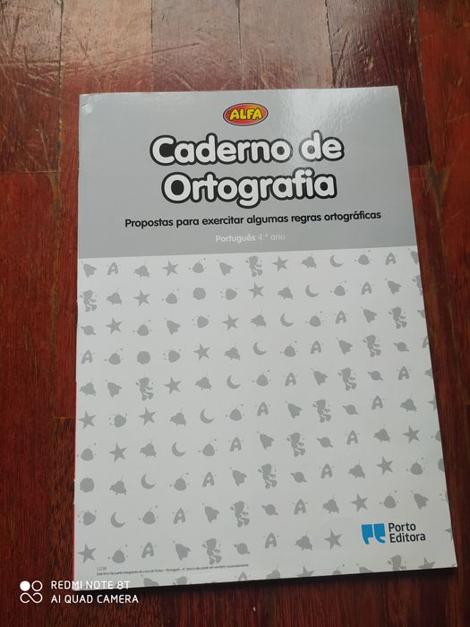 Caderno de Escrita de Português