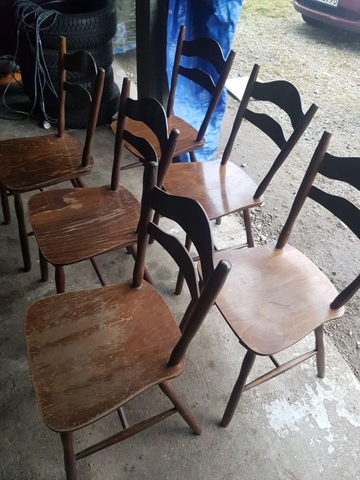 Krzesła gięte Radomsko prl