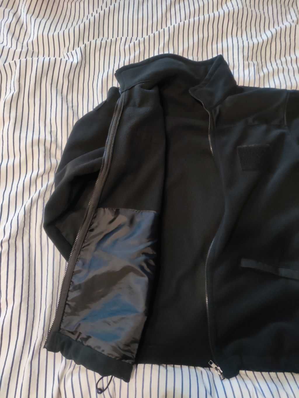 Bluza polarowa, polar czarny, klasa mundurowa rozm. M