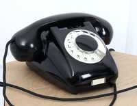 Stary Telefon Tarczowy RWT CB-621 Bakelitowy z Czasów PRL