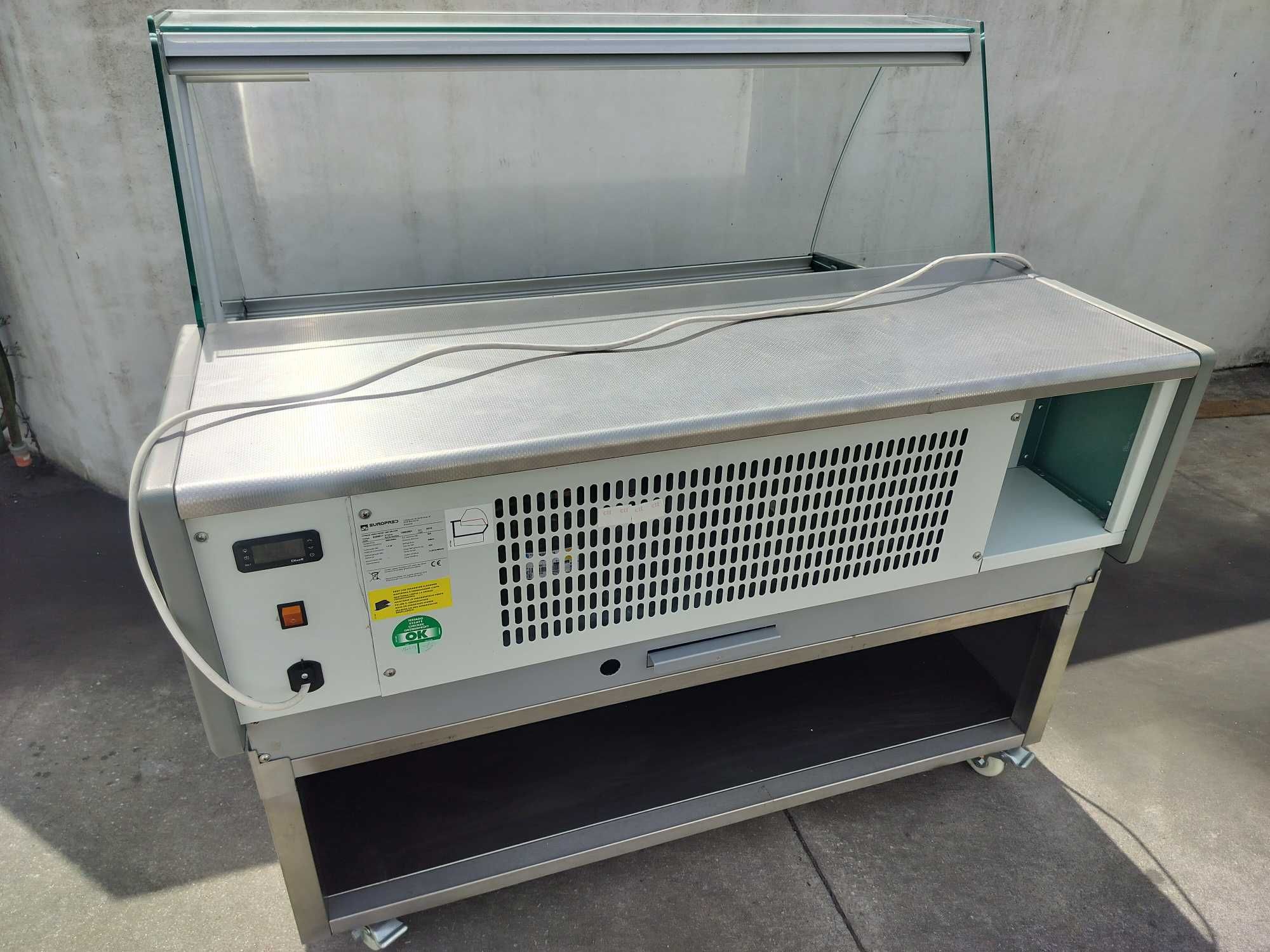 Vitrine inox refrigerados