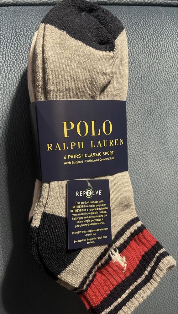 Nowe skarpetki Polo Ralph Lauren - one size - 100% oryginał