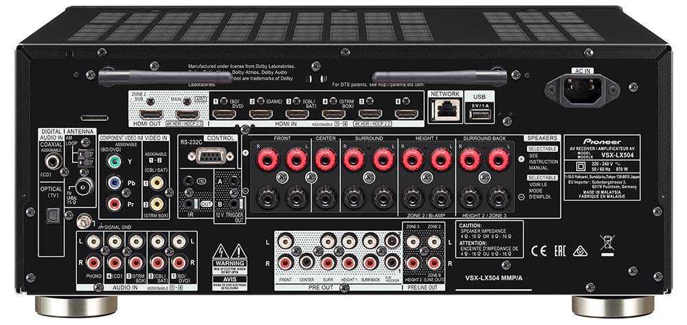 Pioneer VSX-LX504 amplituner sprawdź szczegóły