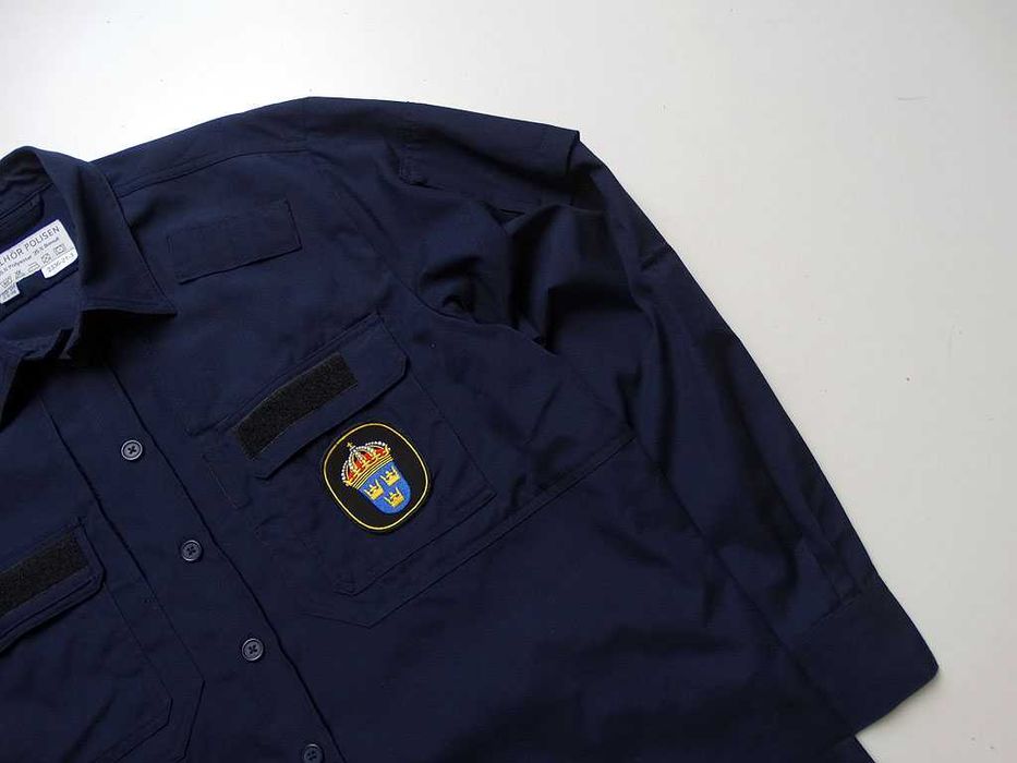 Szwecja Policja Polis Naszywka Koszula Szwedzka Męska Policyjna 44/46