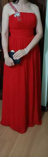 Vestido cerimónia vermelho