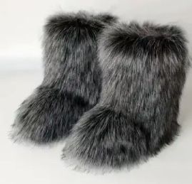 меховые ботинки очень теплые