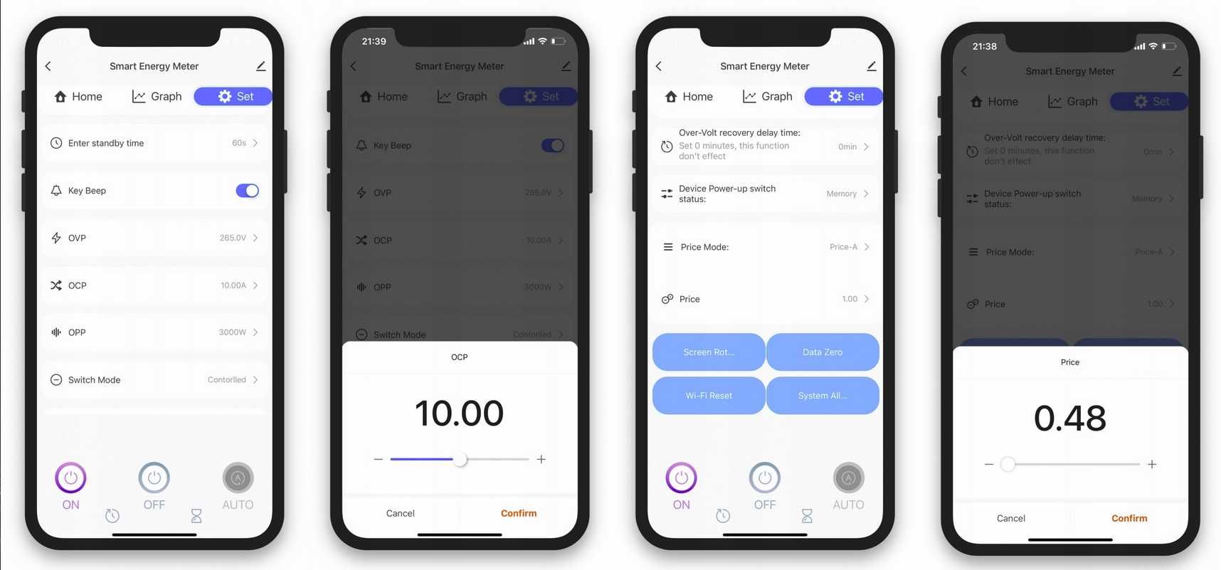 Atorch енергометр, ватметр S1W S1TW Wi-fi. з датчиком температури