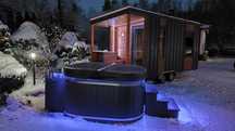 Balia ogrodowa jacuzzi z ogrzewaniem gazowym 36kw propan butan AKRYL
