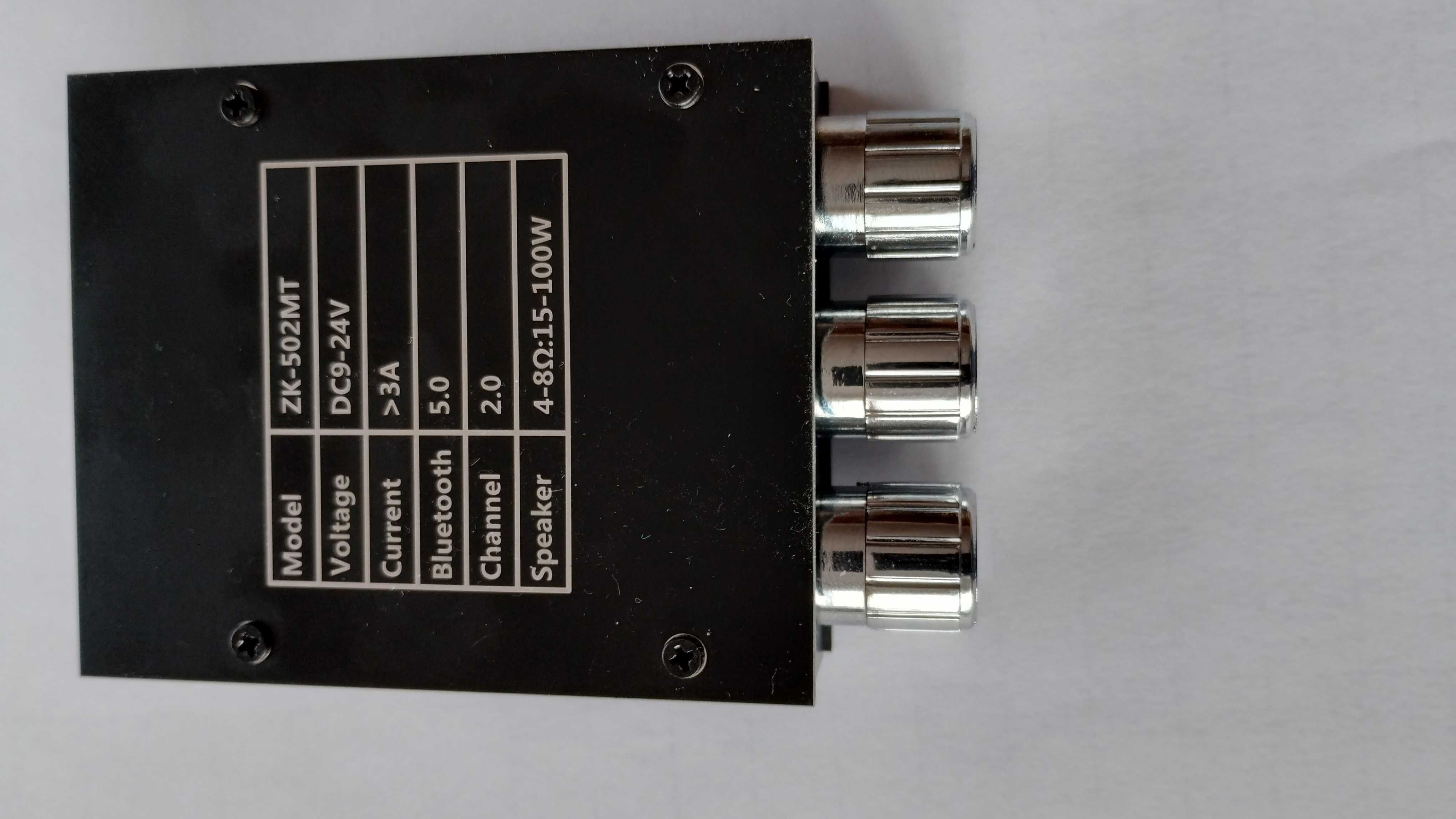 Wzmacniacz cyfrowy audio z bluetooth 5.0,AUX, 100W (Nowy)