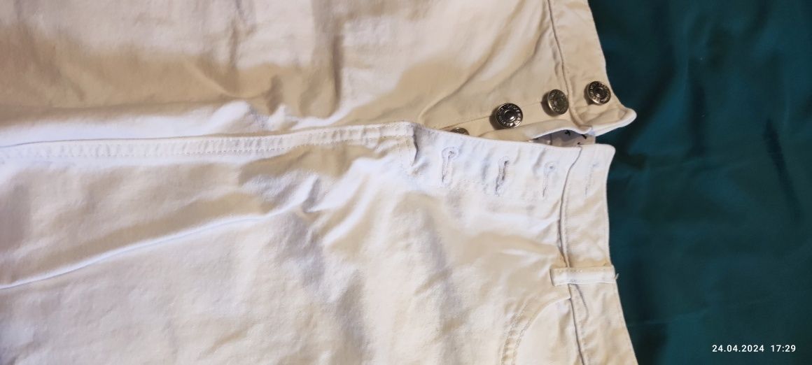 Spódnica orsay jeansowa rozmiar 40 biała