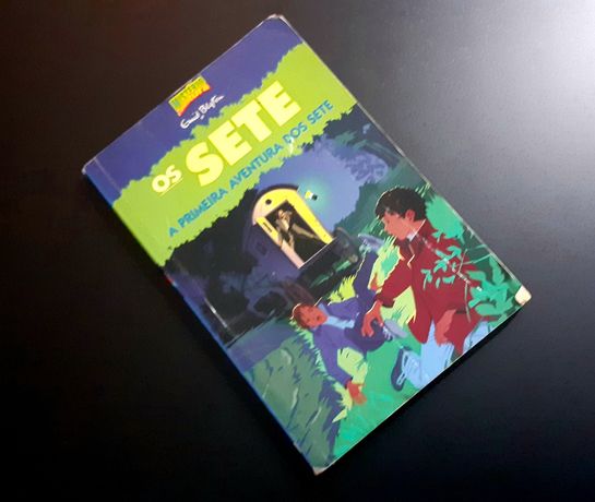 Livro 2 de "Os sete" "A primeira aventura de os sete" de Enid Blyton