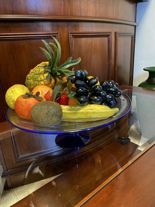 Fruteira em vidro