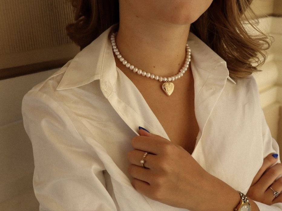 намисто з перлин Nikols Designs (натуральний жемчуг)