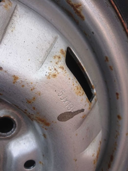 Golf mk1 oryginalne koła stalowe 5j13h + zimówki